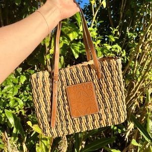 LOEWE INSPIRED WOVEN TOTE (SMALL)
